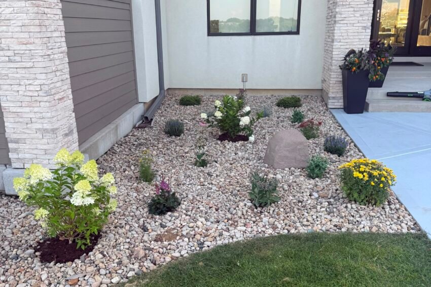 Rock Bed installation